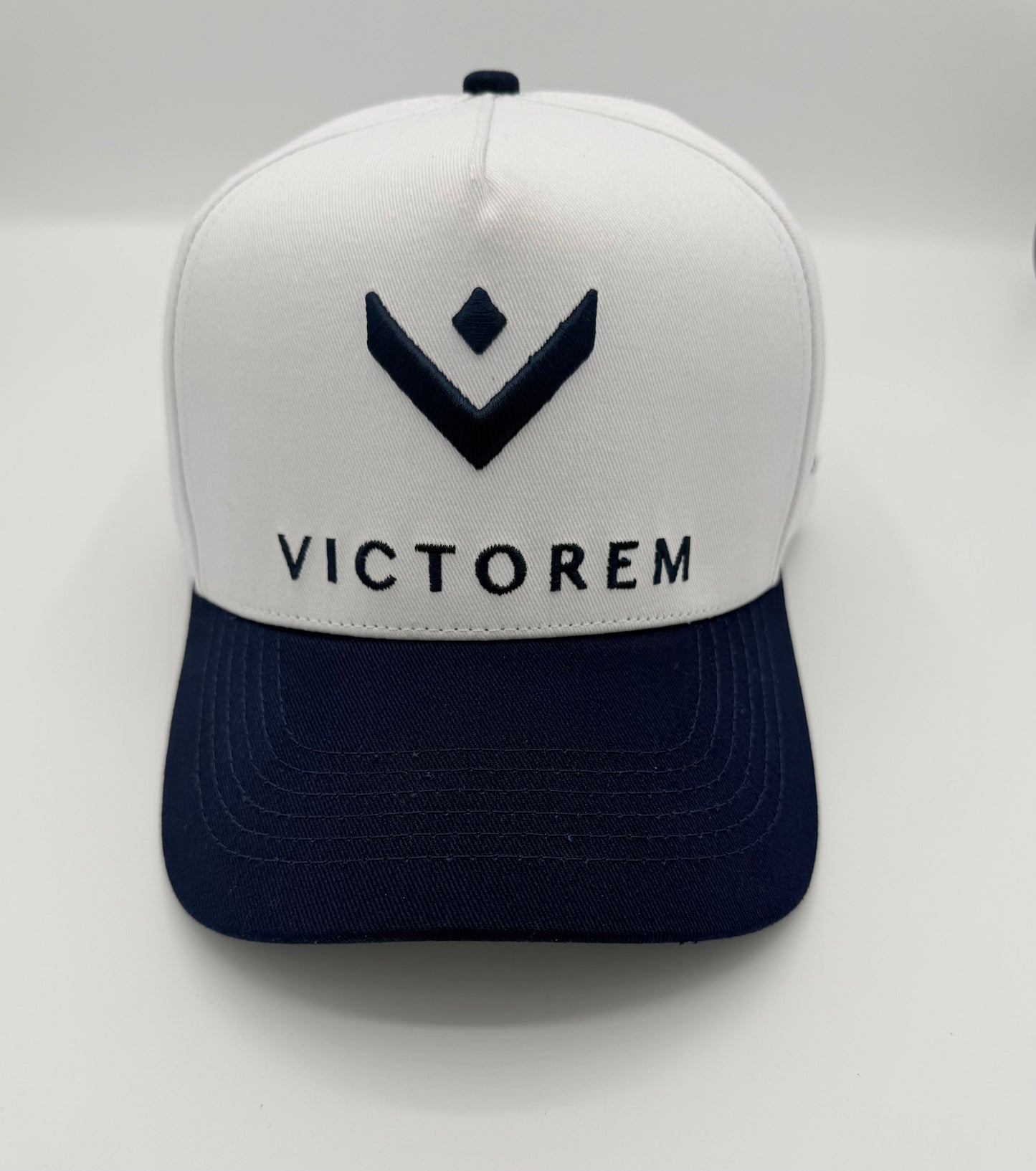 White & Navy Cap