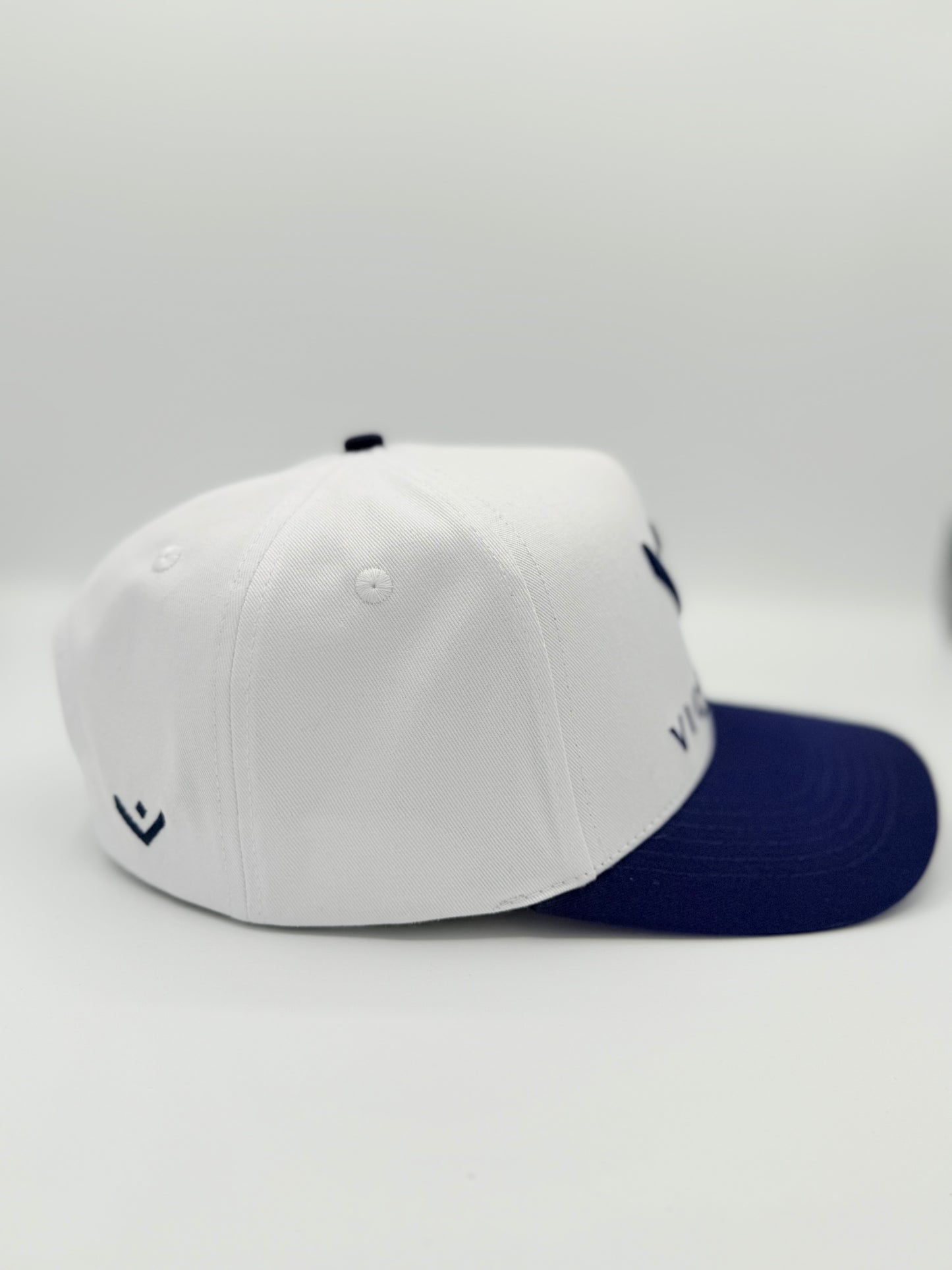 White & Navy Cap